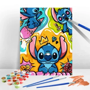 Disney Lilo Stitch Paint by Numbers Kit